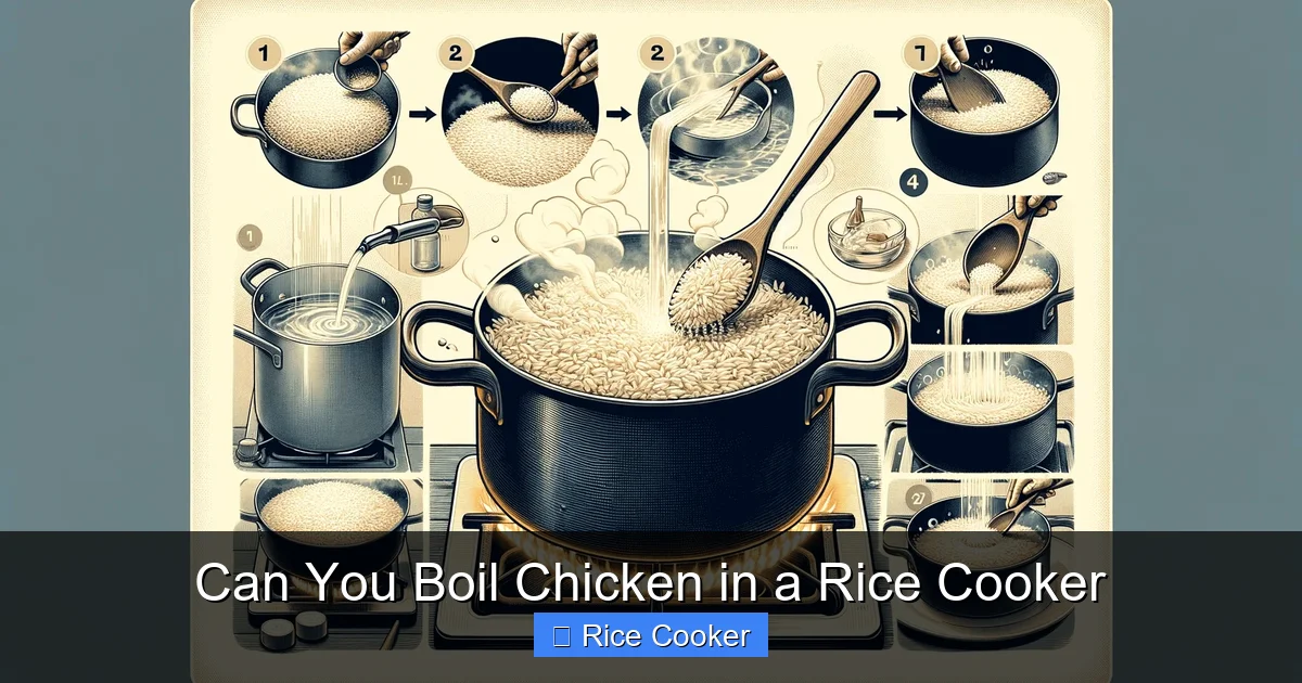 Can You Boil Chicken in a Rice Cooker