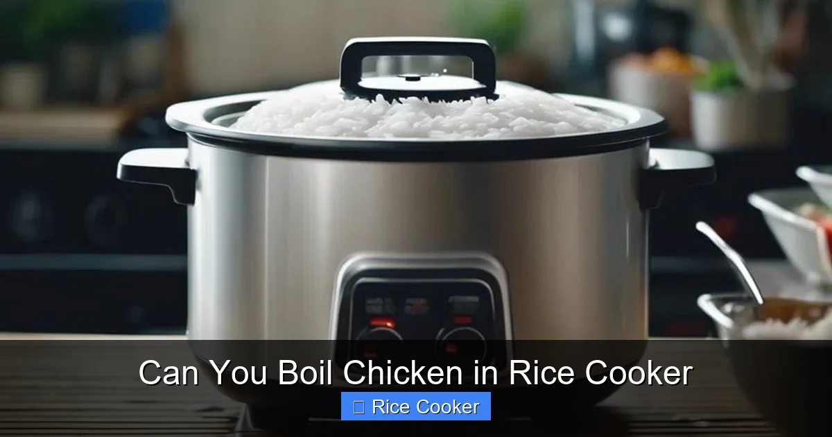 Can You Boil Chicken in Rice Cooker