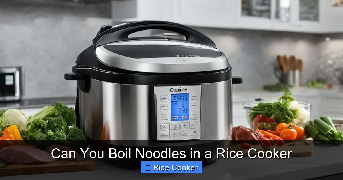 Can You Boil Noodles in a Rice Cooker