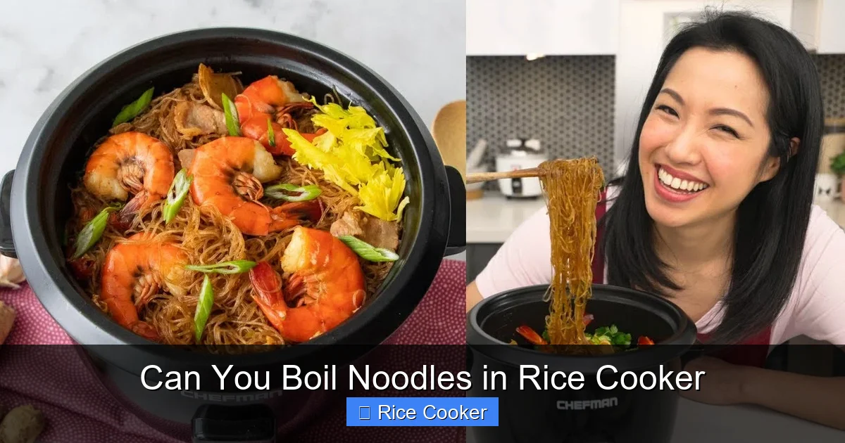 Can You Boil Noodles in Rice Cooker