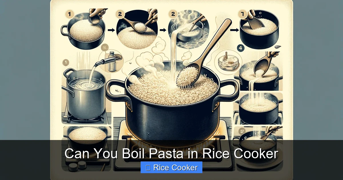 Can You Boil Pasta in Rice Cooker