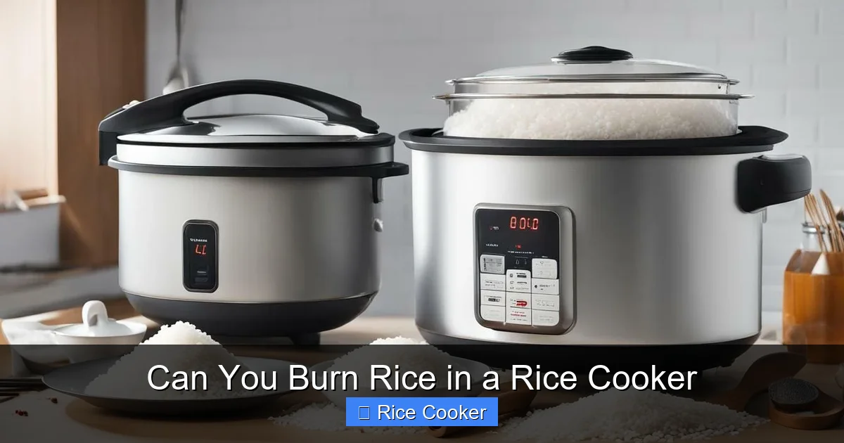 Can You Burn Rice in a Rice Cooker