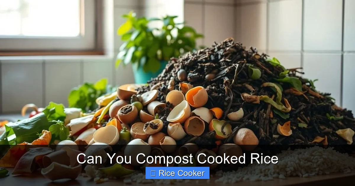 Can You Compost Cooked Rice