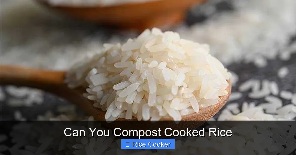 Can You Compost Cooked Rice