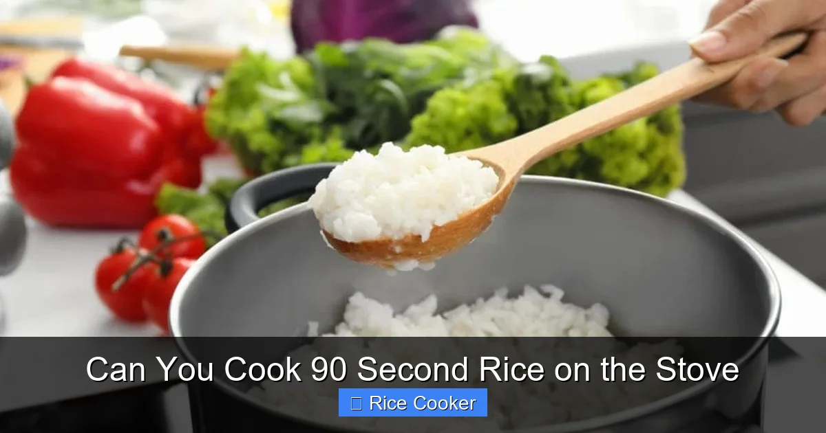 Can You Cook 90 Second Rice on the Stove