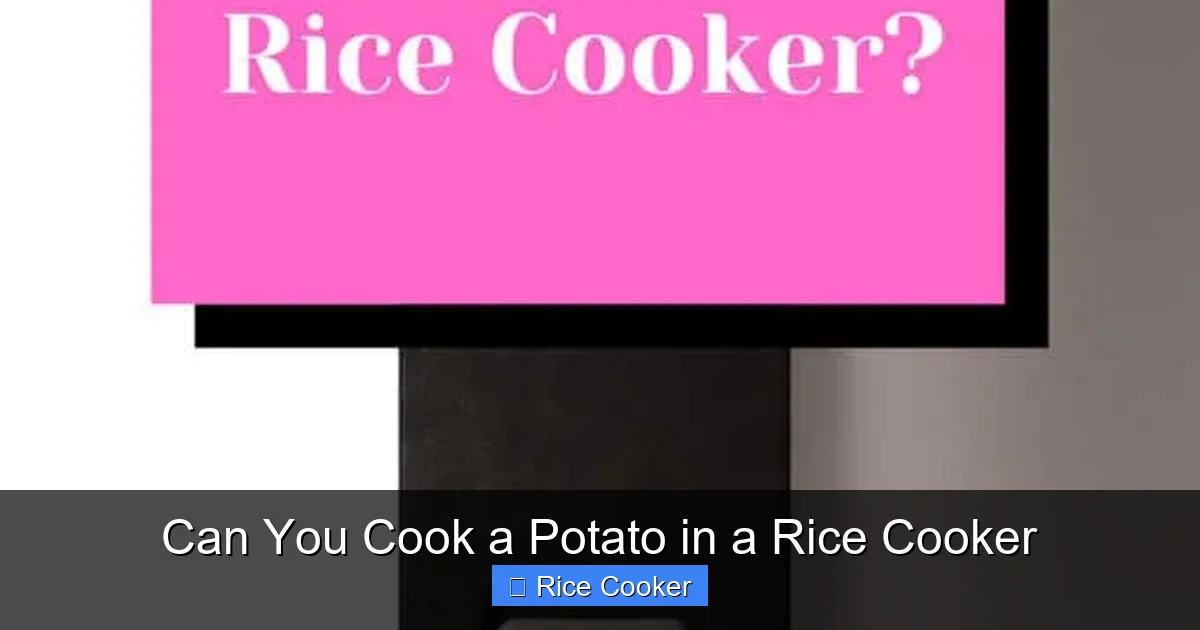 Can You Cook a Potato in a Rice Cooker