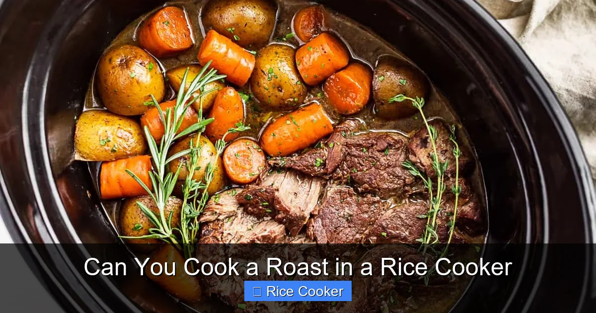 Can You Cook a Roast in a Rice Cooker