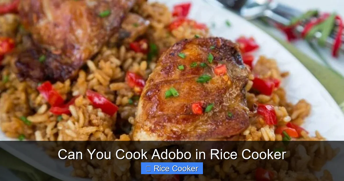 Can You Cook Adobo in Rice Cooker