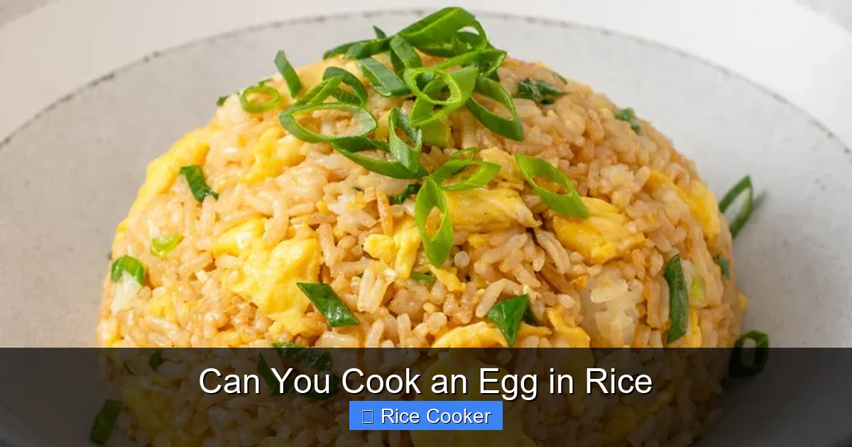 Can You Cook an Egg in Rice
