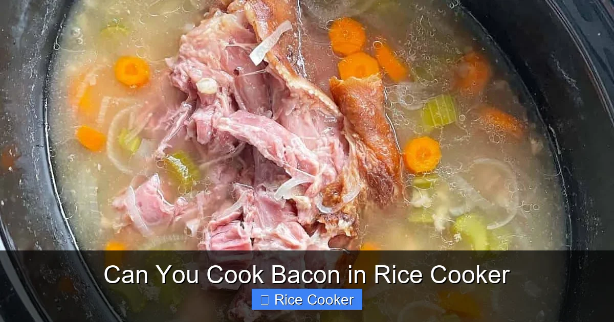 Can You Cook Bacon in Rice Cooker