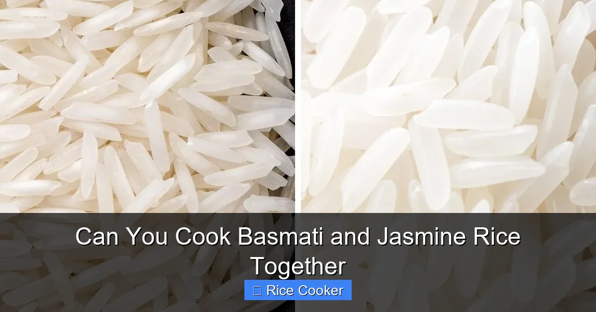 Can You Cook Basmati and Jasmine Rice Together