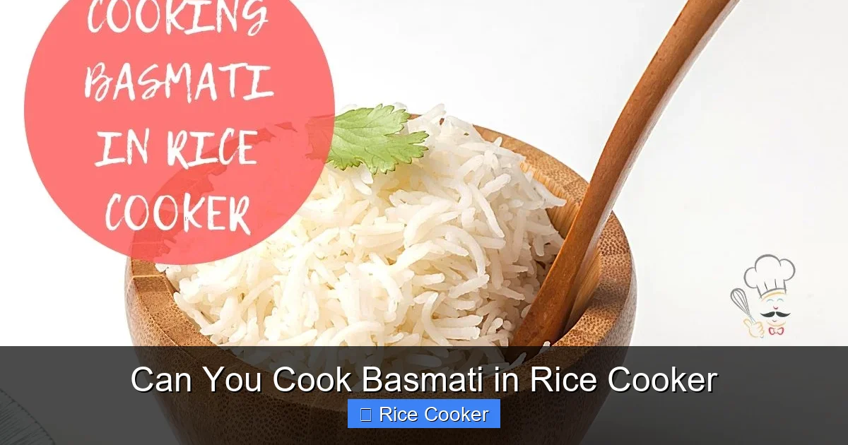 Can You Cook Basmati in Rice Cooker