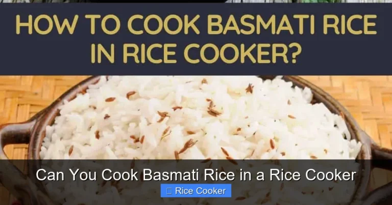 Can You Cook Basmati Rice in a Rice Cooker