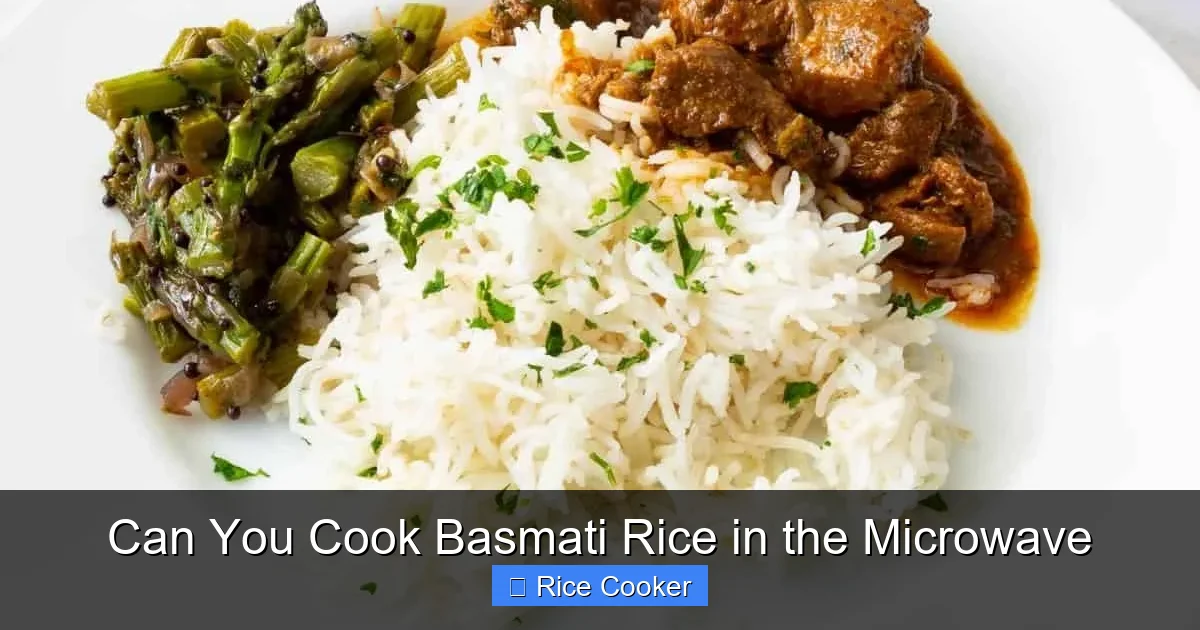 Can You Cook Basmati Rice in the Microwave