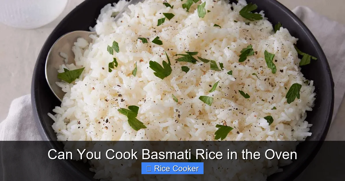 Can You Cook Basmati Rice in the Oven