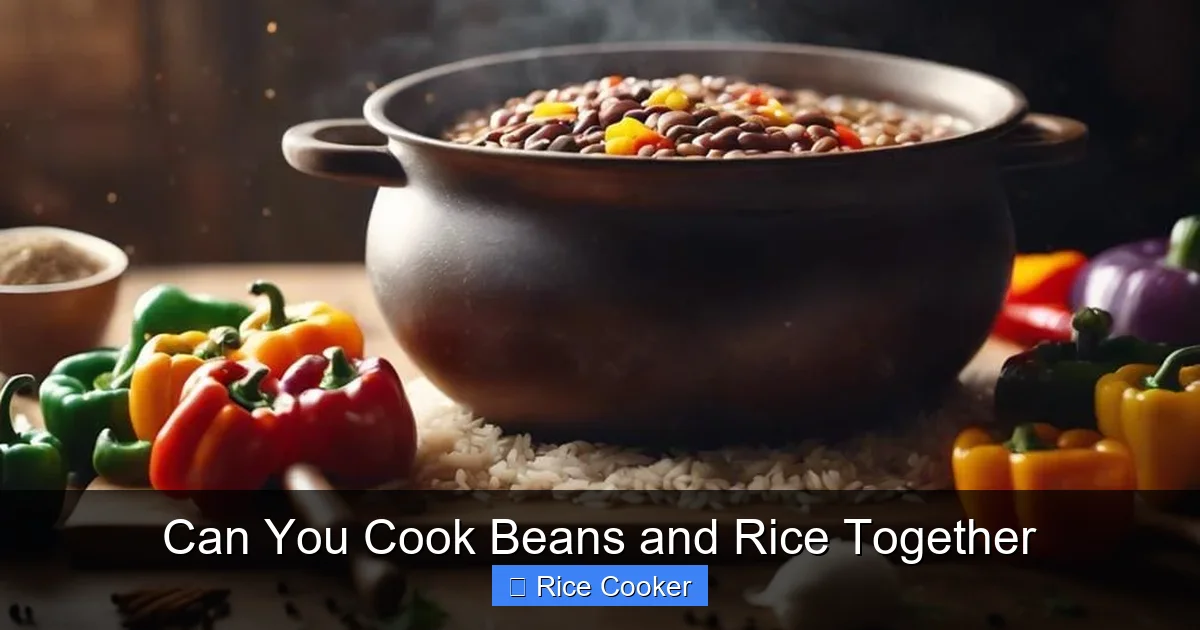 Can You Cook Beans and Rice Together