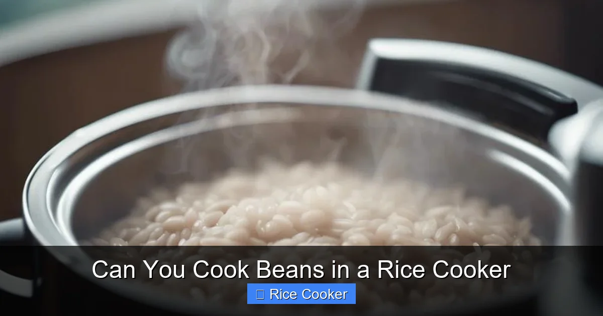 Can You Cook Beans in a Rice Cooker