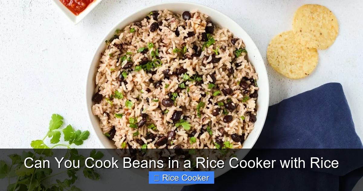 Can You Cook Beans in a Rice Cooker with Rice