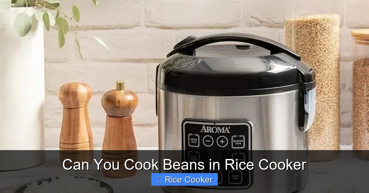 Can You Cook Beans in Rice Cooker