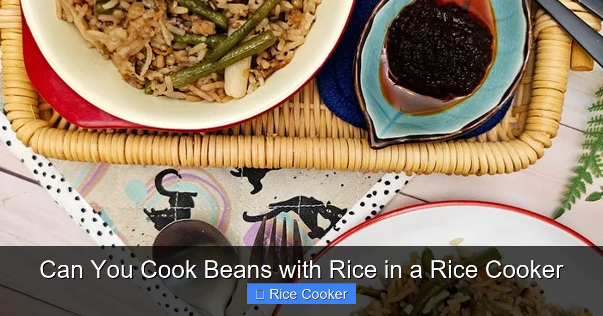 Can You Cook Beans with Rice in a Rice Cooker