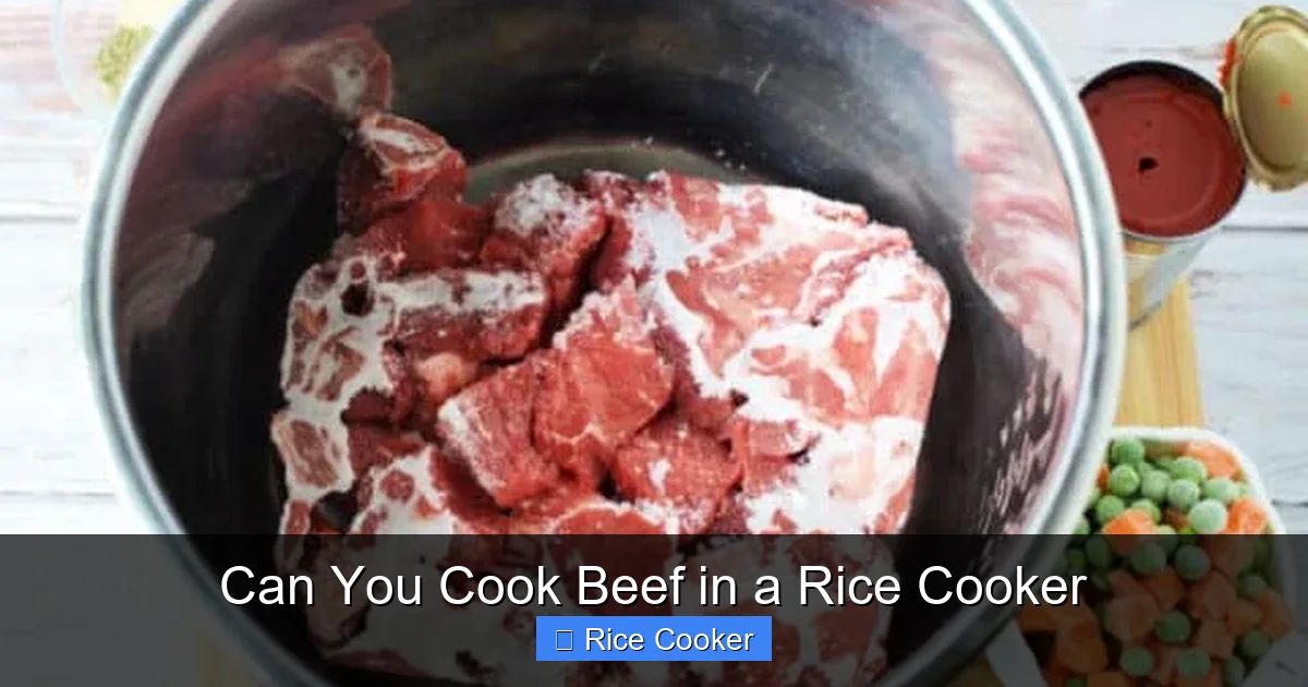 Can You Cook Beef in a Rice Cooker
