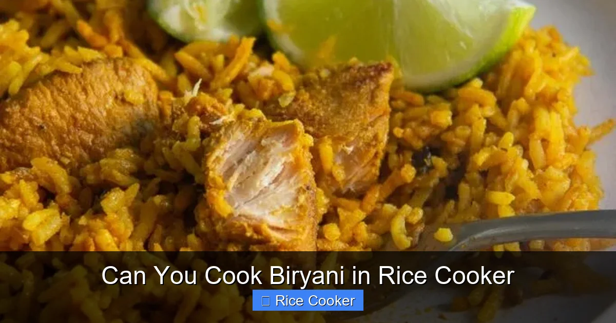 Can You Cook Biryani in Rice Cooker