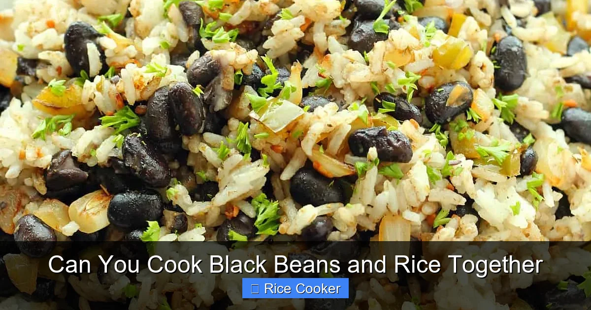 Can You Cook Black Beans and Rice Together
