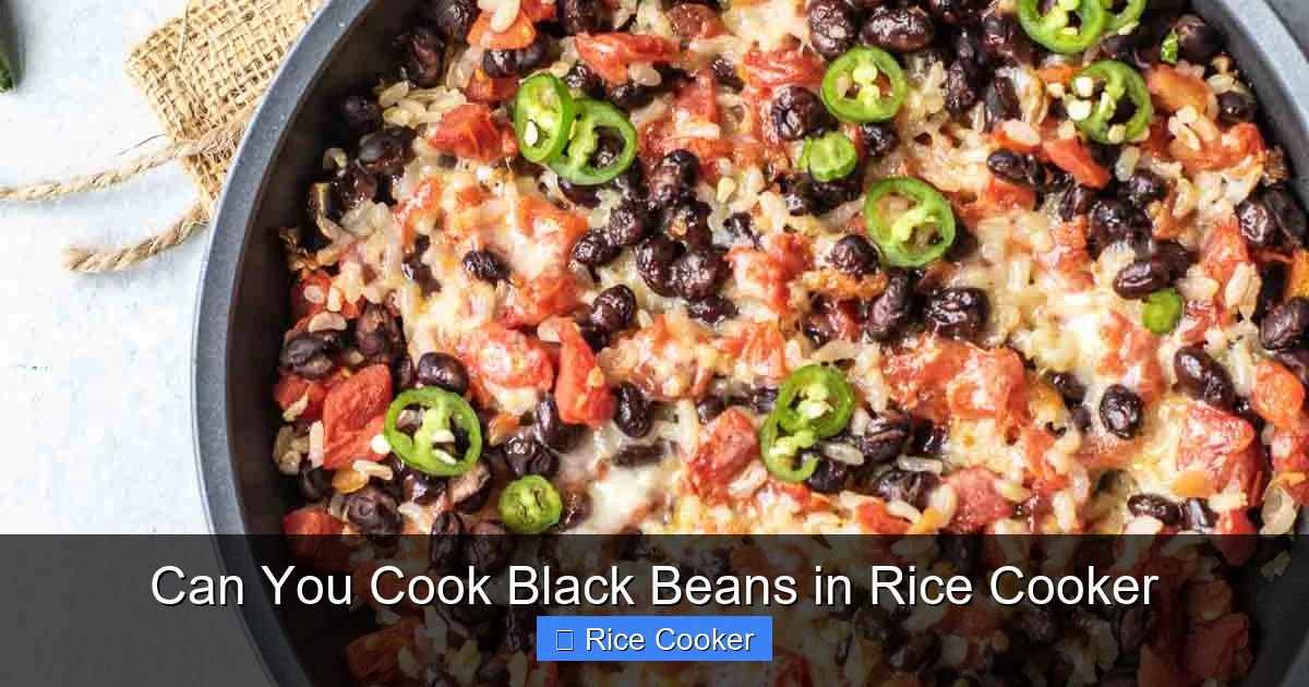 Can You Cook Black Beans in Rice Cooker