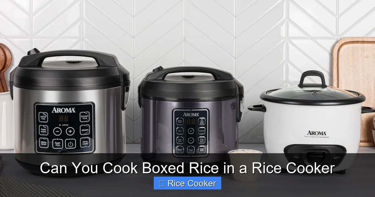 Can You Cook Boxed Rice in a Rice Cooker