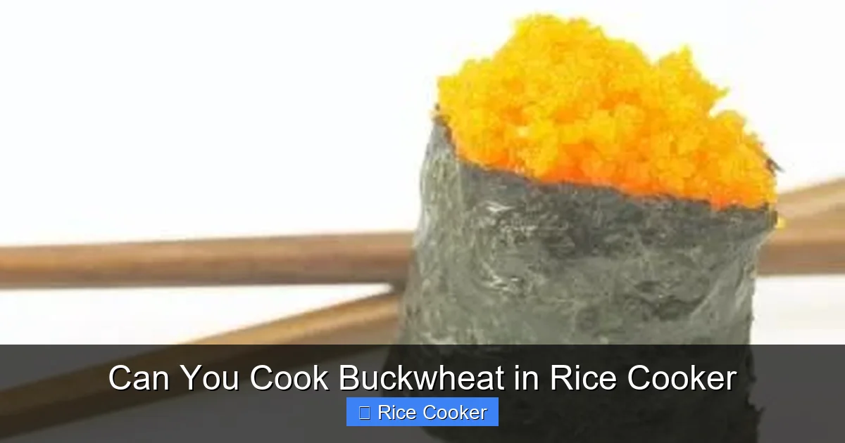 Can You Cook Buckwheat in Rice Cooker