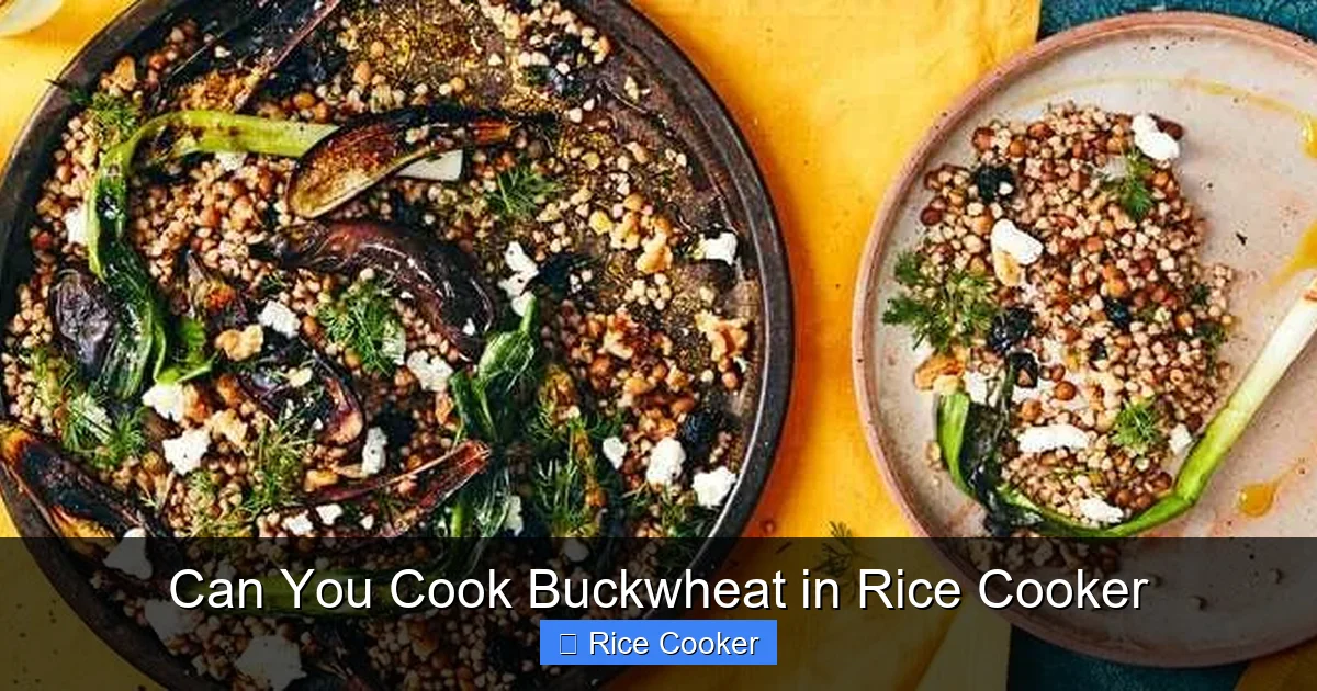 Can You Cook Buckwheat in Rice Cooker