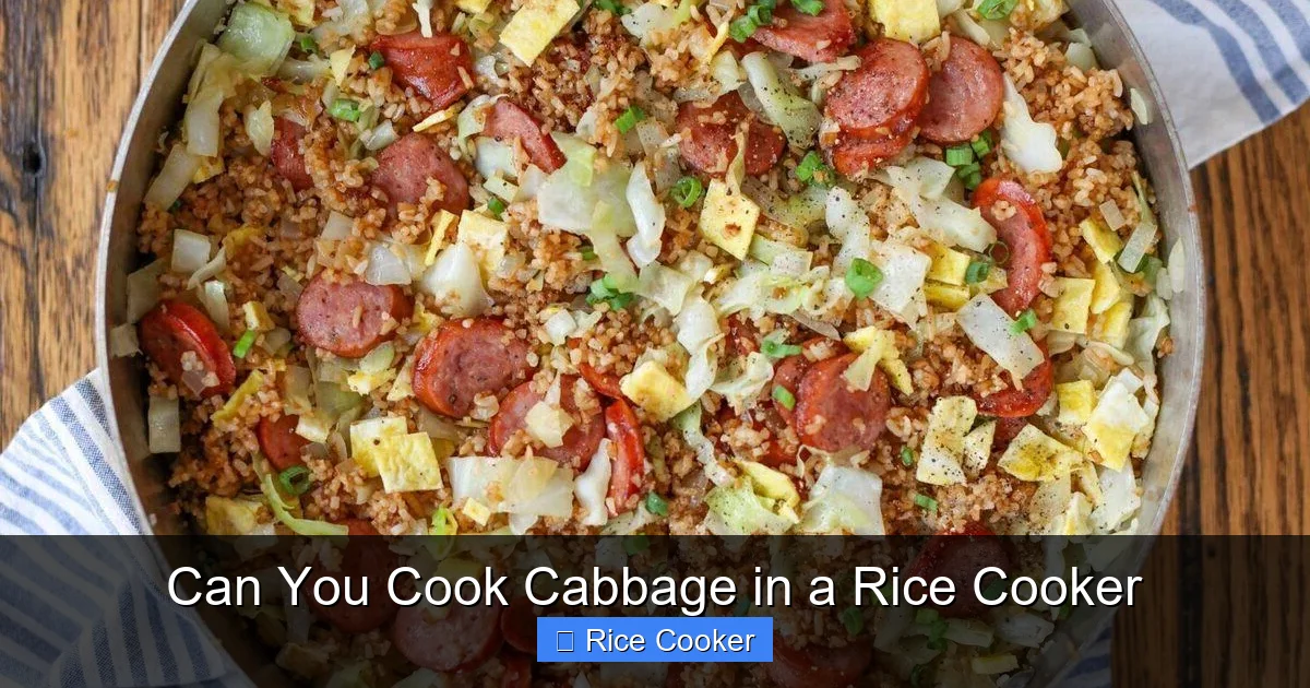 Can You Cook Cabbage in a Rice Cooker