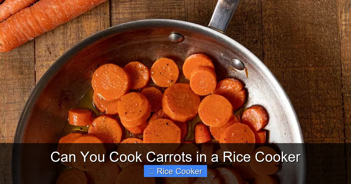 Can You Cook Carrots in a Rice Cooker