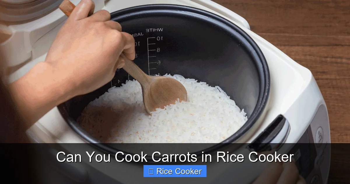 Can You Cook Carrots in Rice Cooker