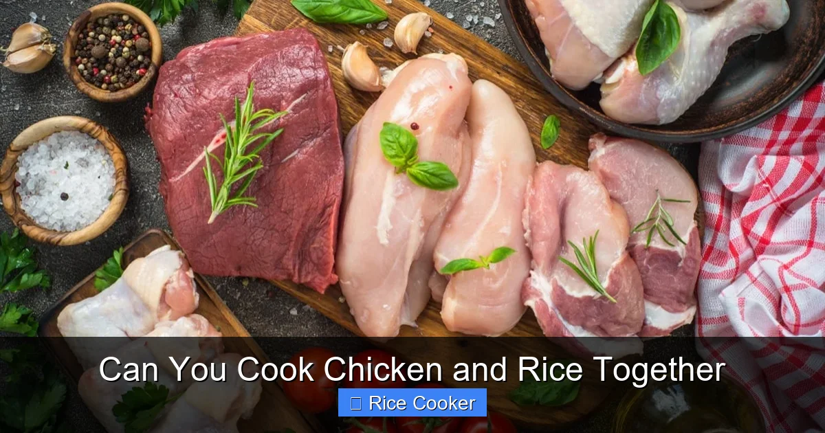 Can You Cook Chicken and Rice Together