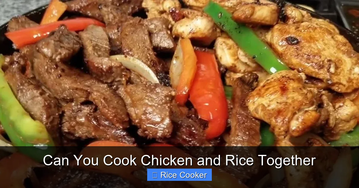 Can You Cook Chicken and Rice Together