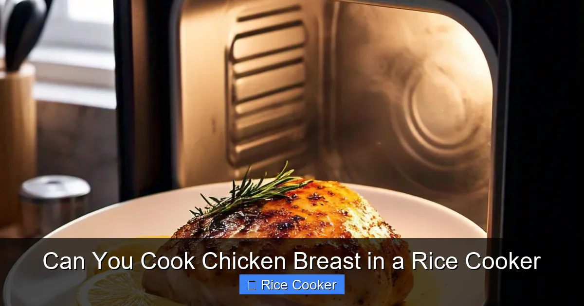 Can You Cook Chicken Breast in a Rice Cooker