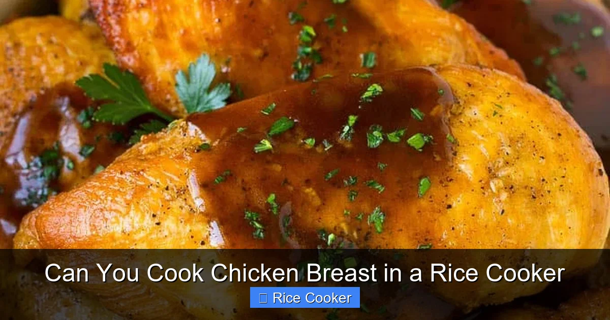 Can You Cook Chicken Breast in a Rice Cooker