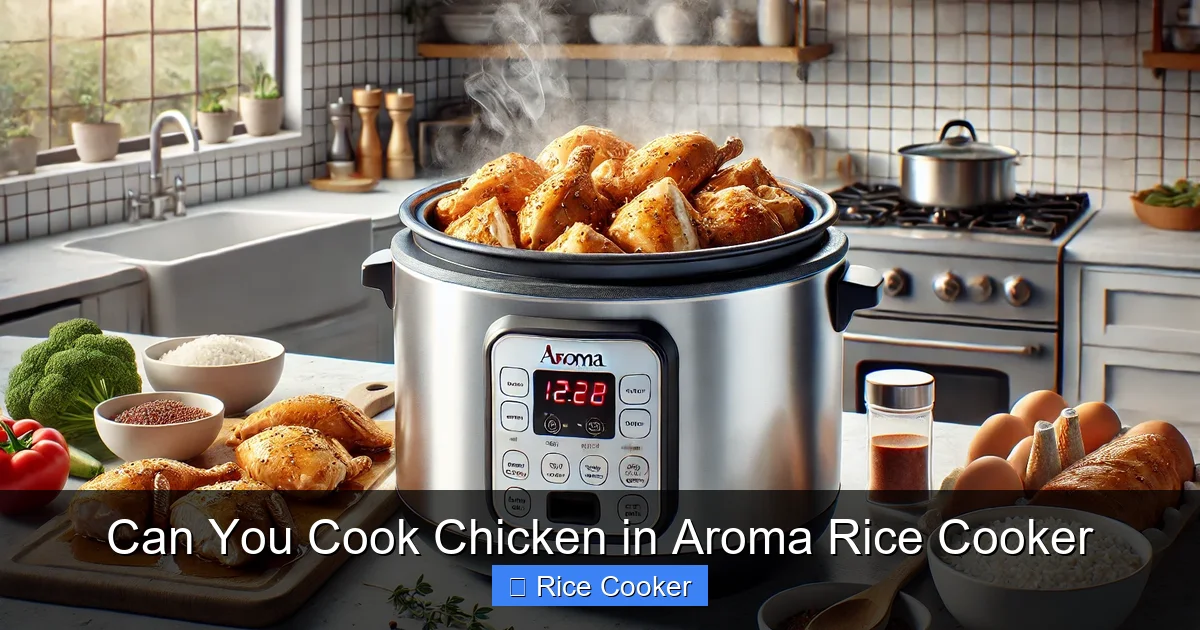Can You Cook Chicken in Aroma Rice Cooker