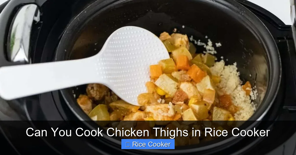 Can You Cook Chicken Thighs in Rice Cooker