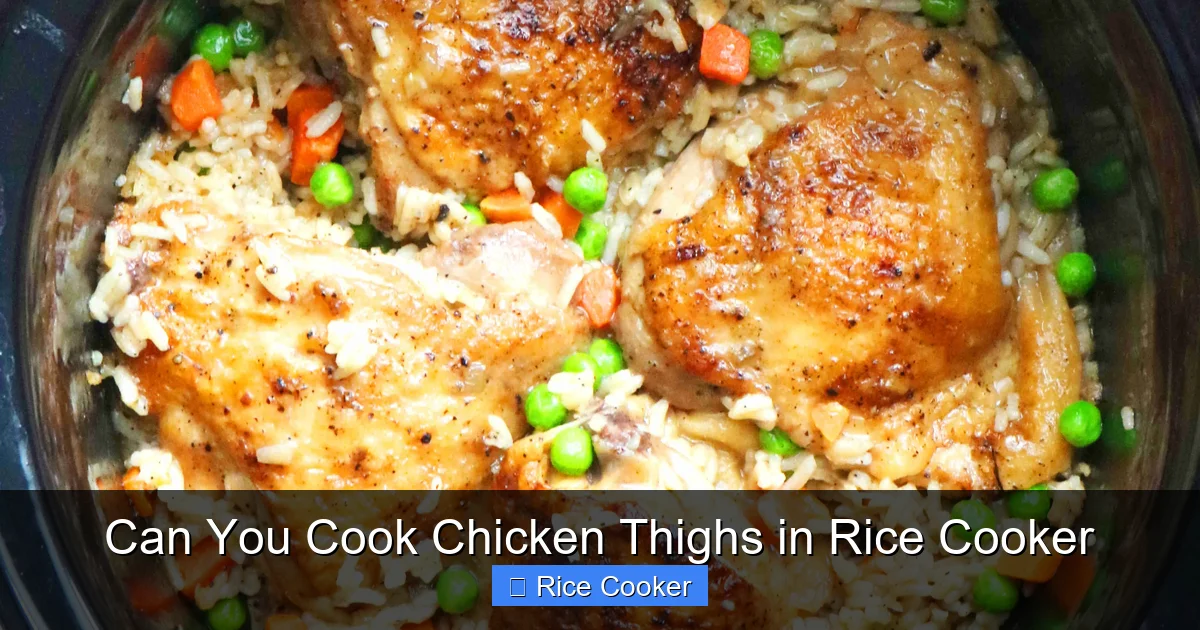 Can You Cook Chicken Thighs in Rice Cooker