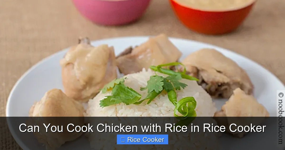 Can You Cook Chicken with Rice in Rice Cooker