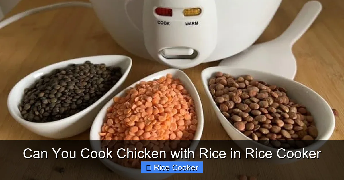 Can You Cook Chicken with Rice in Rice Cooker