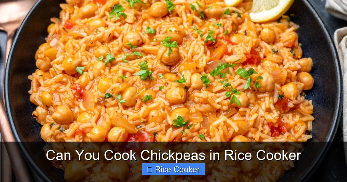 Can You Cook Chickpeas in Rice Cooker