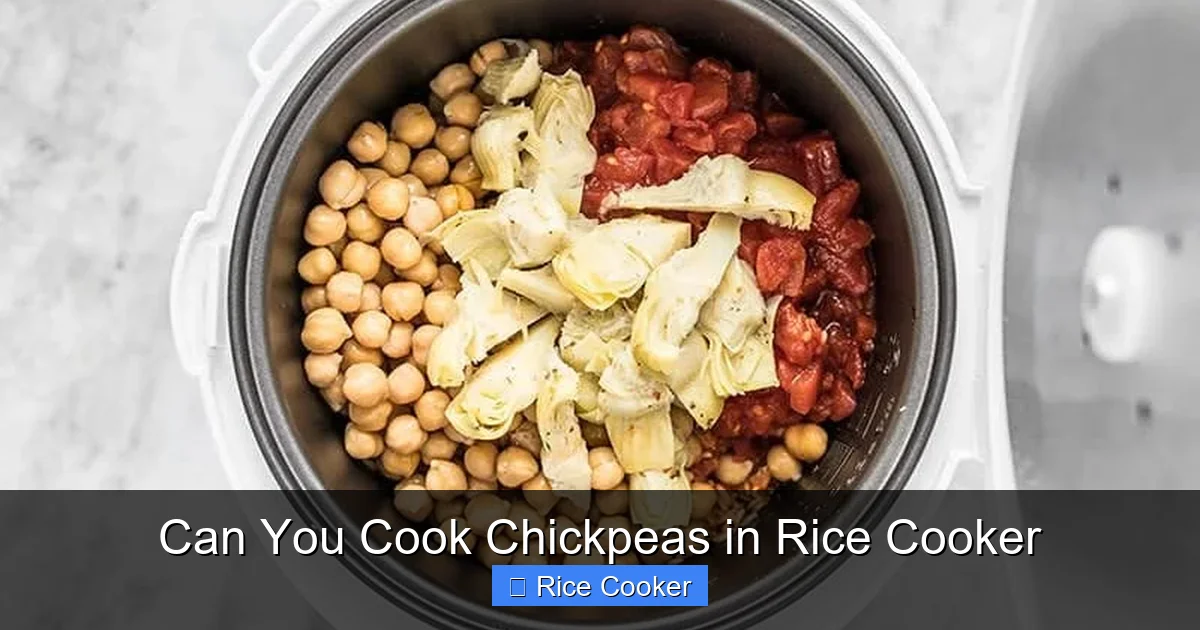 Can You Cook Chickpeas in Rice Cooker