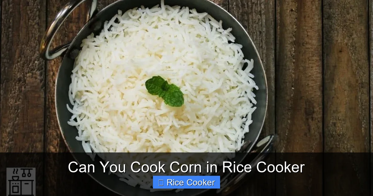 Can You Cook Corn in Rice Cooker