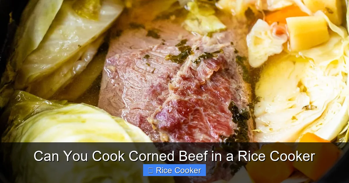 Can You Cook Corned Beef in a Rice Cooker