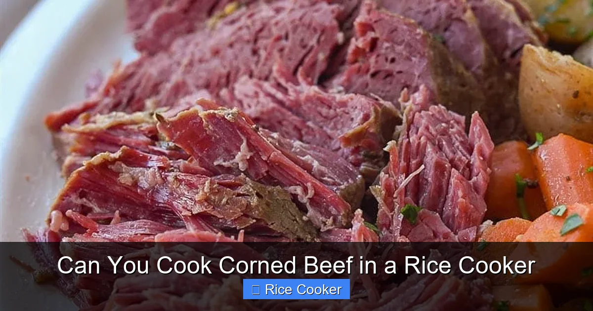 Can You Cook Corned Beef in a Rice Cooker
