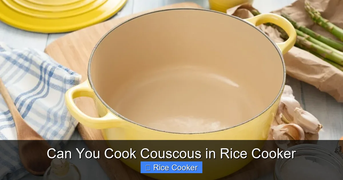 Can You Cook Couscous in Rice Cooker