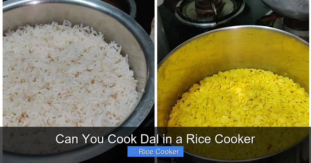 Can You Cook Dal in a Rice Cooker